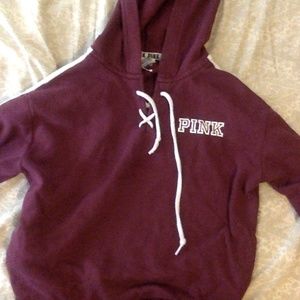 PINK maroon sweatshirt